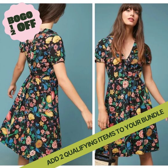 Anthropologie Dresses & Skirts - Anthropologie Maeve Bloedel Floral Dress NWOT size 4